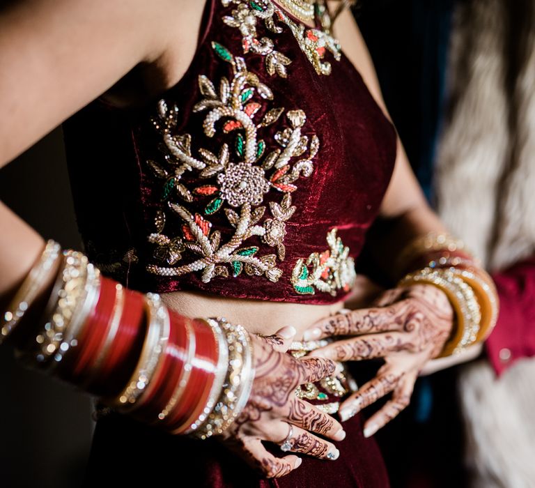 Traditional Lengha // Wharfedale Grange, Yorkshire // Photography by Kazooieloki.