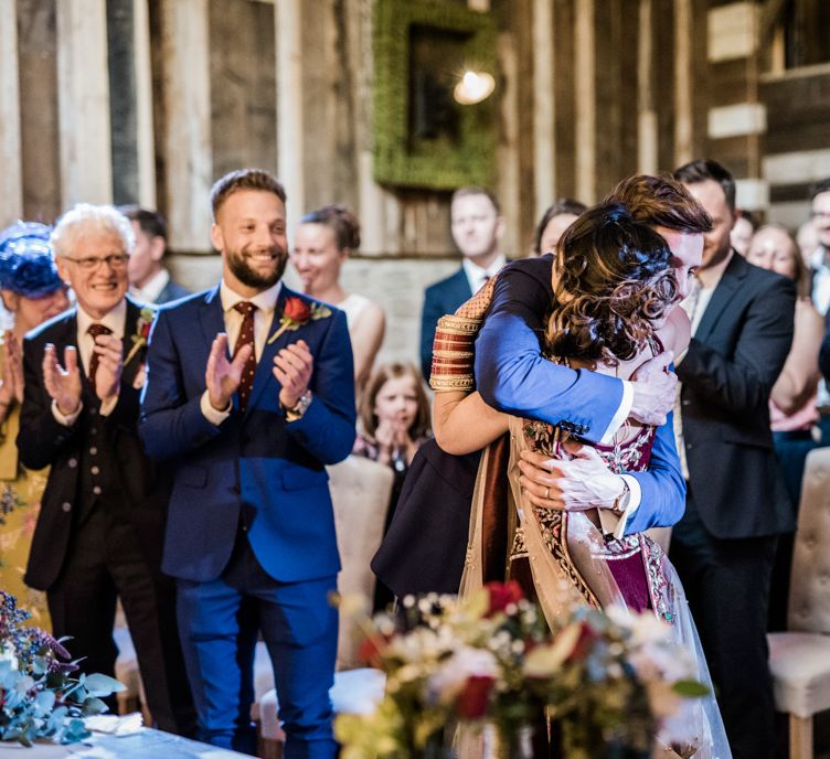 Non Religious Ceremony // Anglo Indian Fusion Wedding // Wharfedale Grange, Yorkshire // Photography by Kazooieloki.