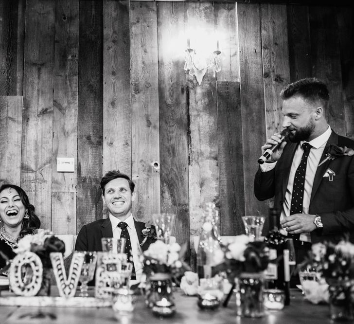 Speeches // Anglo Indian Fusion Wedding // Yorkshire // Photography by Kazooieloki.