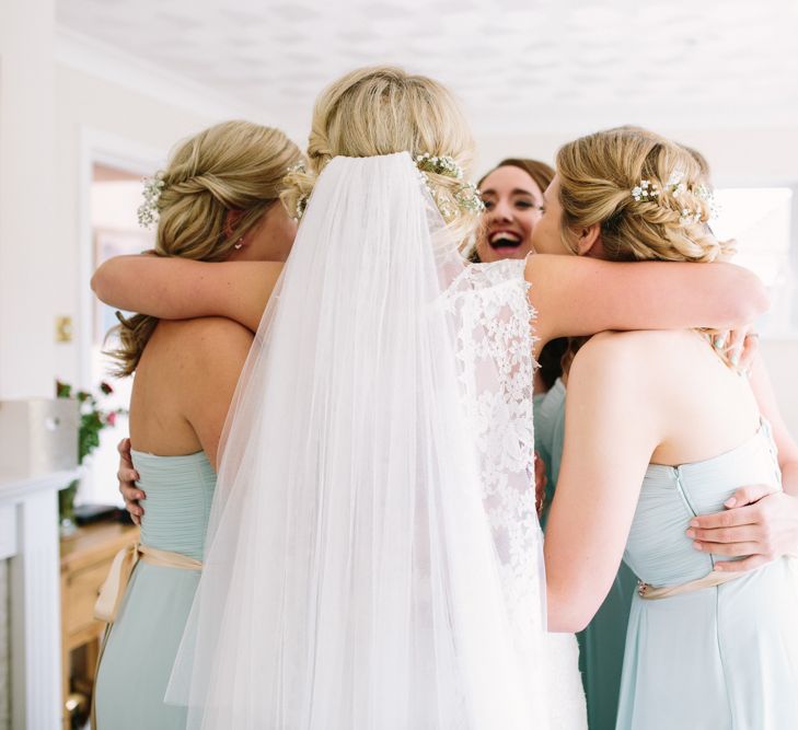 Wedding Morning Bridal Party Preparations | DIY Country Wedding at Warborne Farm, Lymington | Camilla Arnhold Photography