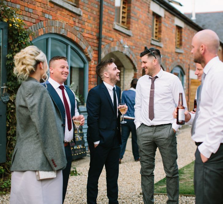 Wedding Guests | DIY Country Wedding at Warborne Farm, Lymington | Camilla Arnhold Photography