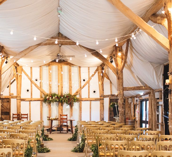 Barn Wedding Venue at South Farm for Rustic Wedding