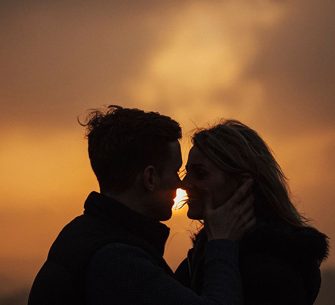 Autumnal Woodland Engagement Shoot at Buxton in the Peak District | Sun Spray Pre Wedding Portraits | Katie Ingram Photography