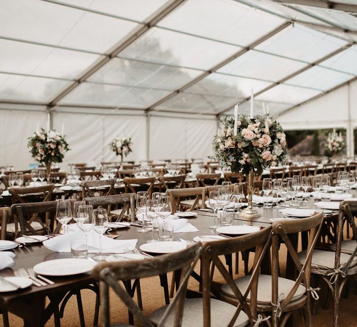 Wedding Reception Clear  Span Marquee