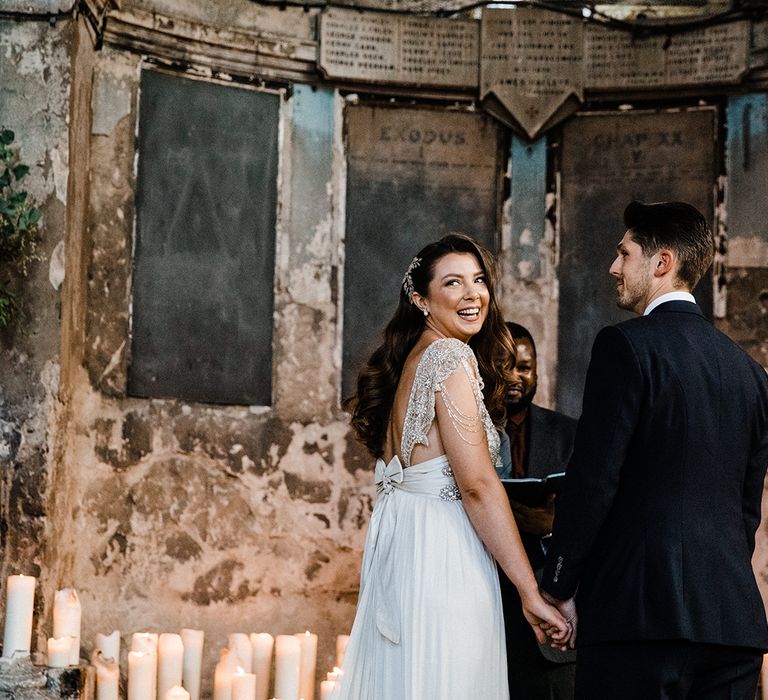 Anna Campbell Wedding Dress With Beaded Detail