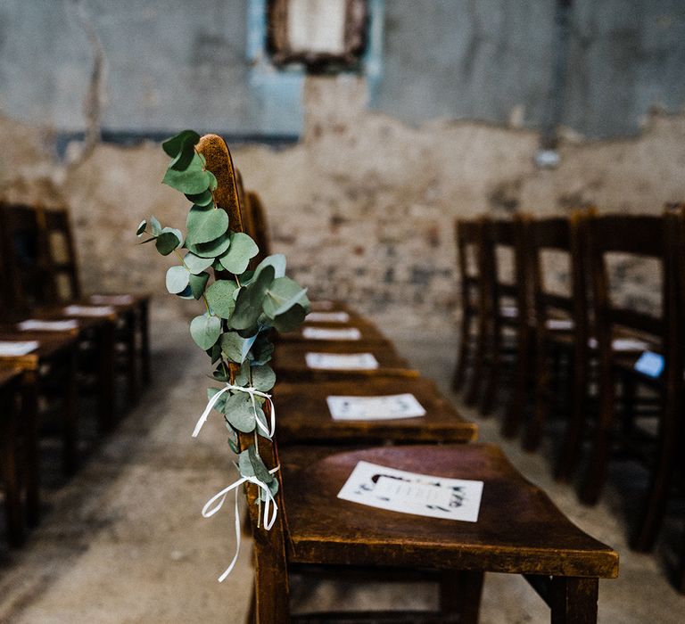 Wedding Chair Decor For City Ceremony