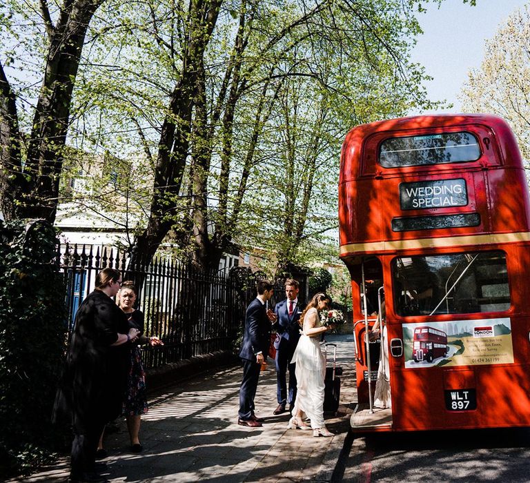 Big Red Bus London Wedding Transport