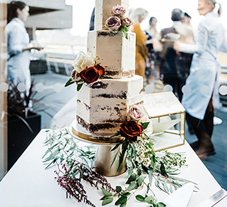 Hexagonal Wedding Cake