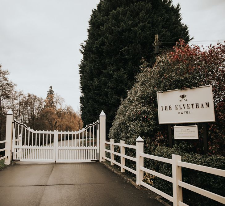 Winter celebration at The Elvetham wedding venue in Hampshire