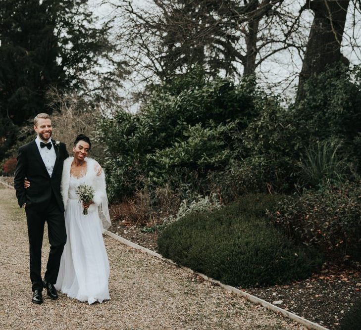 Winter wedding at The Elvetham country house in Hampshire