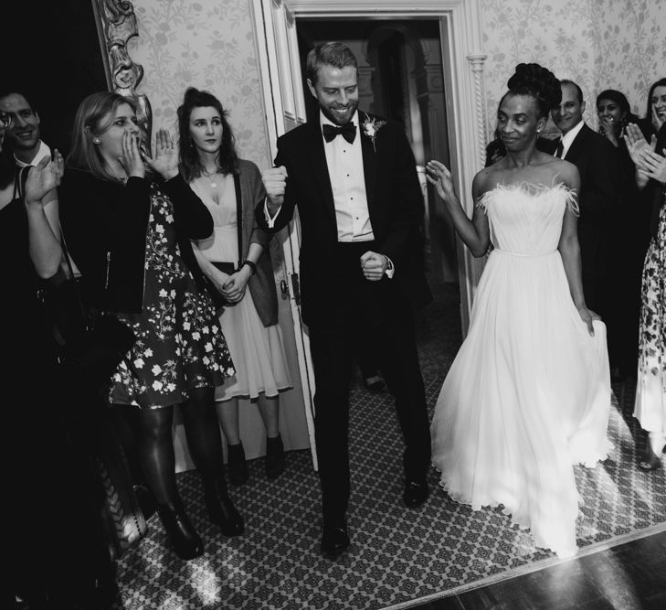 Bride and groom first dance at  The Elvetham wedding venue in Hampshire