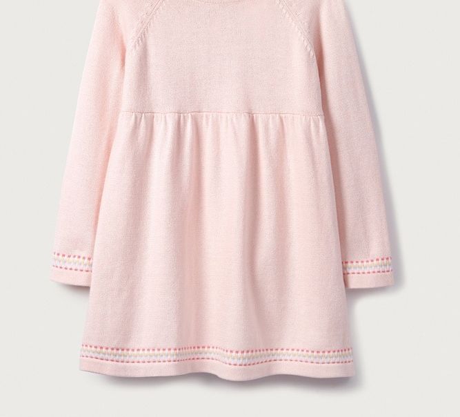 Thw White Company Flower Girl Knit Dress_