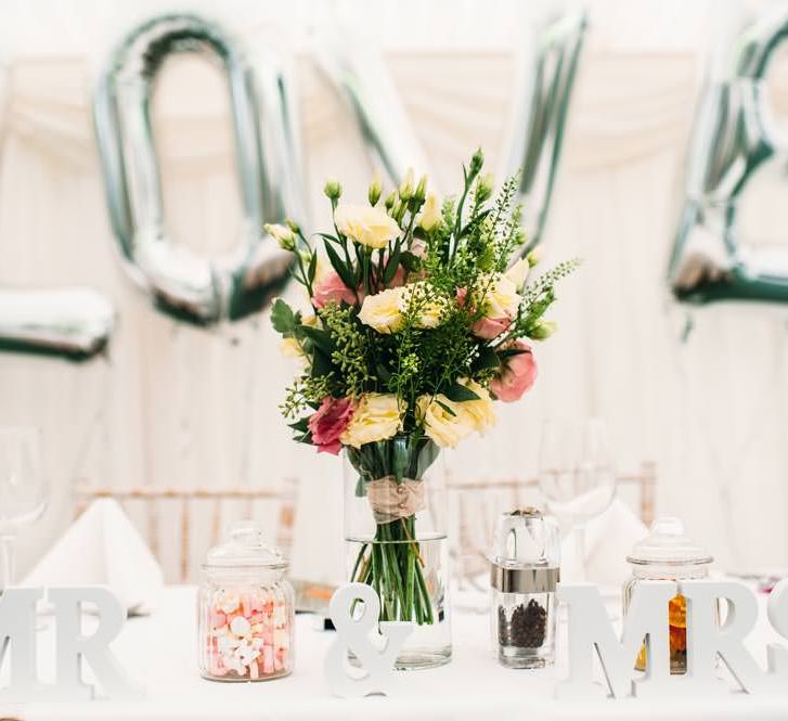 Giant Silver Foil LOVE Letters Balloons