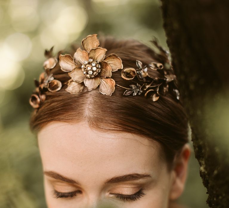 Beautiful Botanical Headpieces For Brides From Martina Dorta