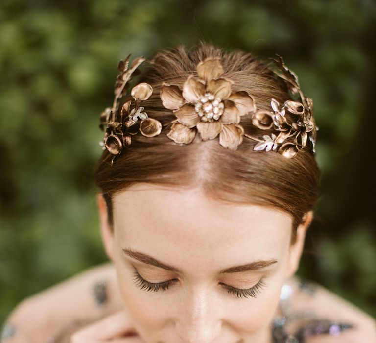 Beautiful Botanical Headpieces For Brides From Martina Dorta