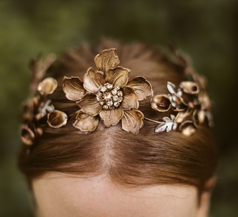 Beautiful Botanical Headpieces For Brides From Martina Dorta