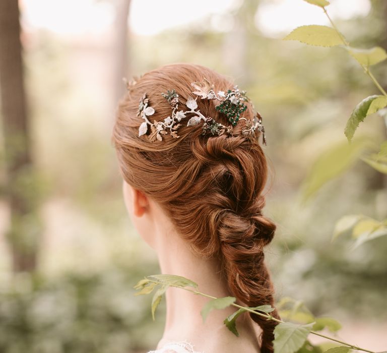 Beautiful Botanical Headpieces For Brides From Martina Dorta