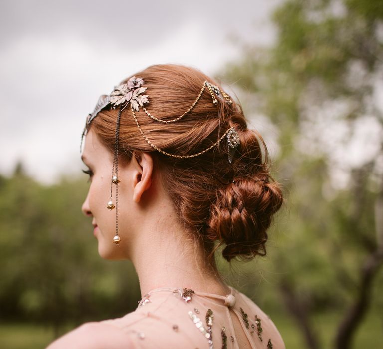 Beautiful Botanical Headpieces For Brides From Martina Dorta