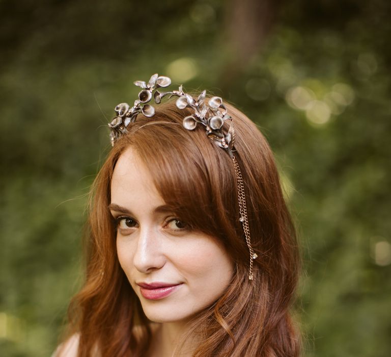 Beautiful Botanical Headpieces For Brides From Martina Dorta