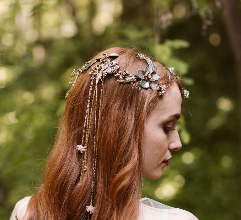 Beautiful Botanical Headpieces For Brides From Martina Dorta