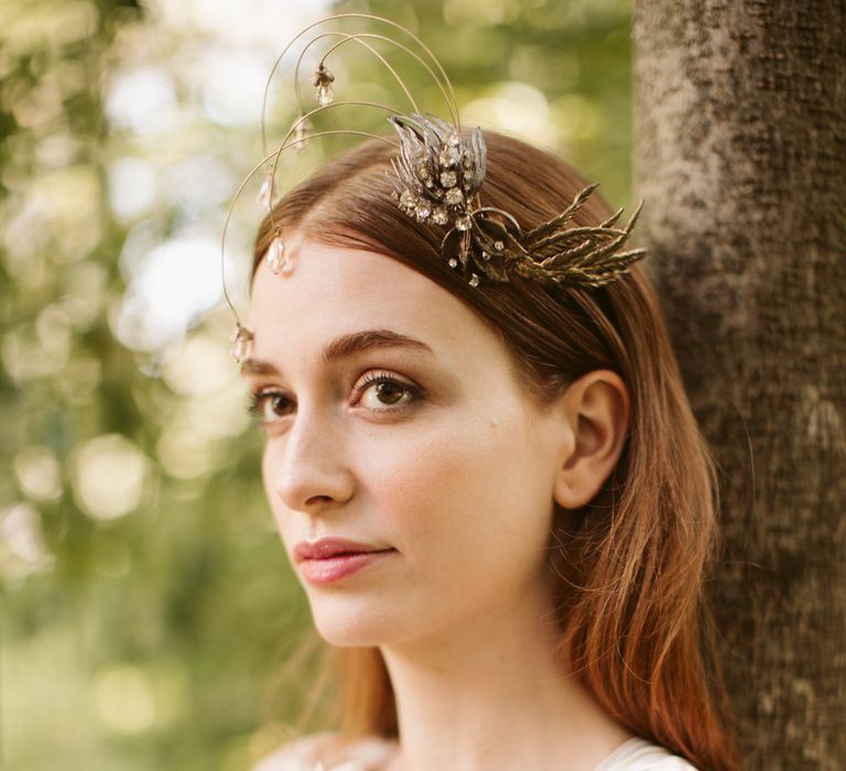 Beautiful Botanical Headpieces For Brides From Martina Dorta