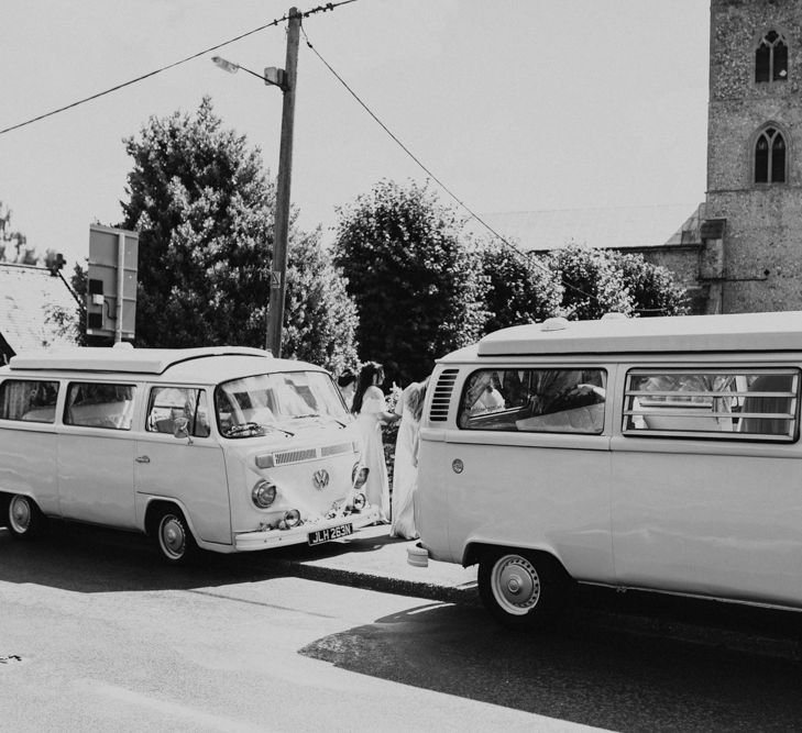 VW camper van wedding cars for August 2020 wedding