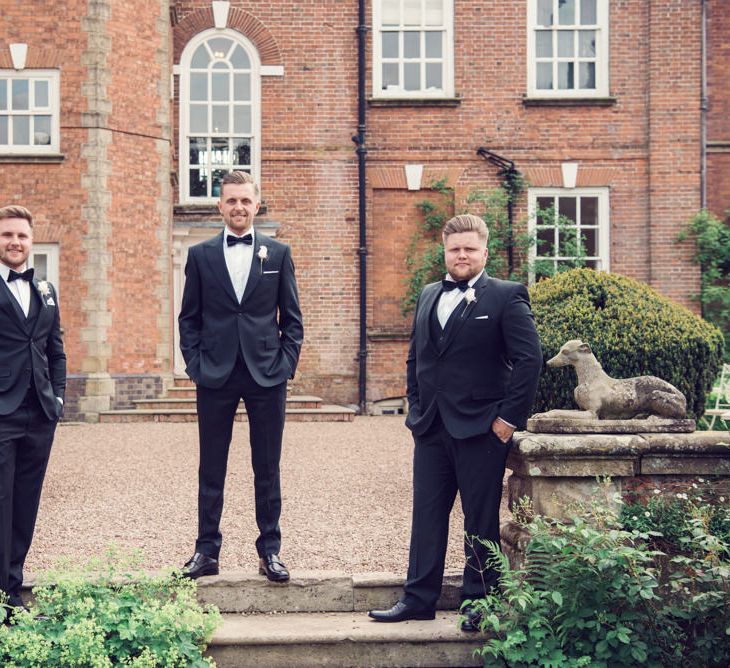 Groomsmen in Gieves &amp; Hawkes Tuxedos