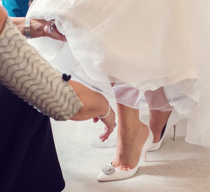 Jewel-Encrusted Jenny Packham Bridal Court Shoes