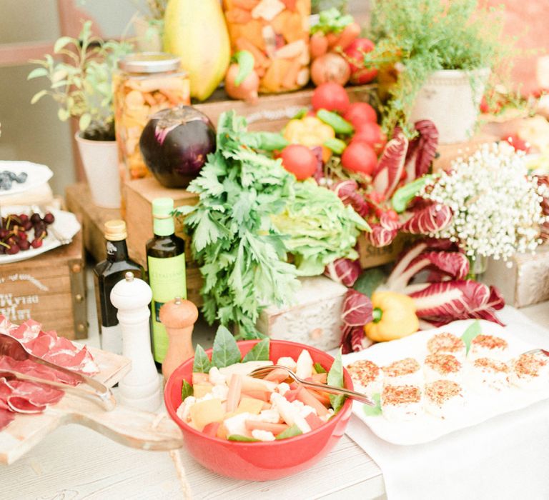 Fresh Vegetables Grazing Table