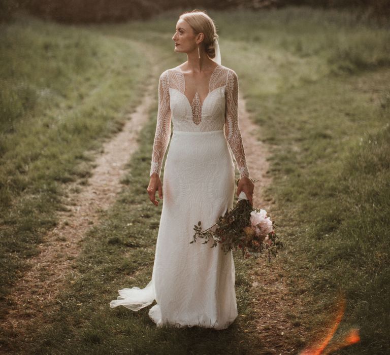 Anna Kara Bridal // James Frost Photography // DIY Village Hall Wedding