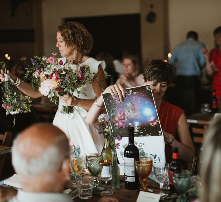 Vinyl Record Wedding Favours // James Frost Photography