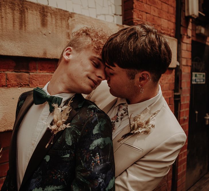 Groom and groom portrait by Esme Whiteside Photography