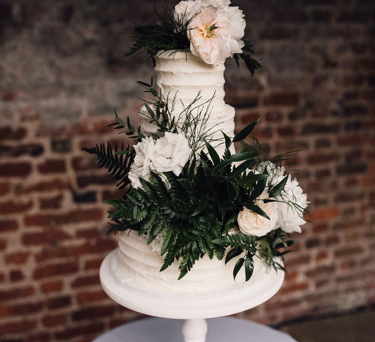 Buttercream Wedding Cake // Images From Samuel Docker Photography