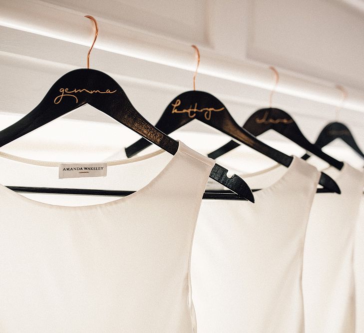 Bespoke Amanda Wakeley Bridesmaids Dresses // Images From Samuel Docker Photography