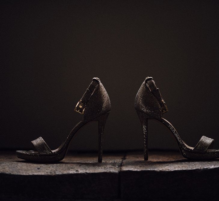 Metallic Heels By Michael Kors For Bride // Image By Samuel Docker Photography