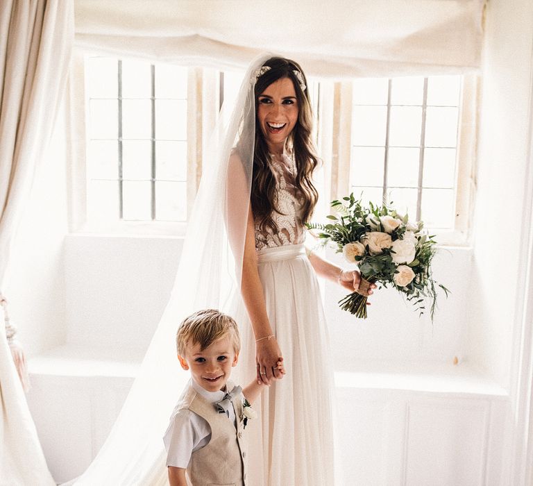 Bespoke Amanda Wakeley Wedding Dress // Images From Samuel Docker Photography