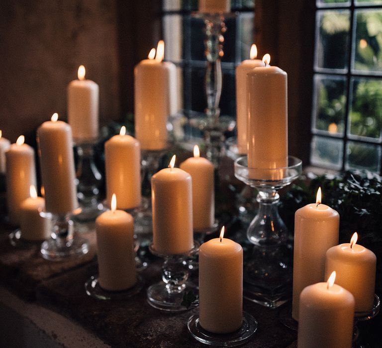 Candle Lit Wedding Ceremony // Image By Samuel Docker Photography