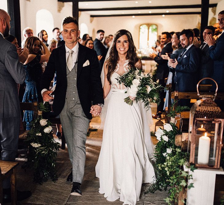 Bespoke Amanda Wakeley Wedding Dress // Images From Samuel Docker Photography