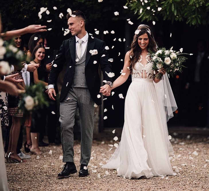 Bespoke Amanda Wakeley Wedding Dress // Images From Samuel Docker Photography