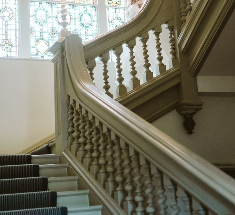 Staircase At Pynes House // Image By John Barwood Photography