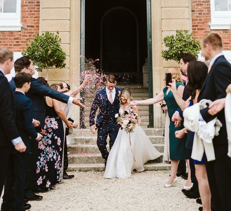 Bespoke Suzanne Neville Wedding Dress // Image By John Barwood Photography