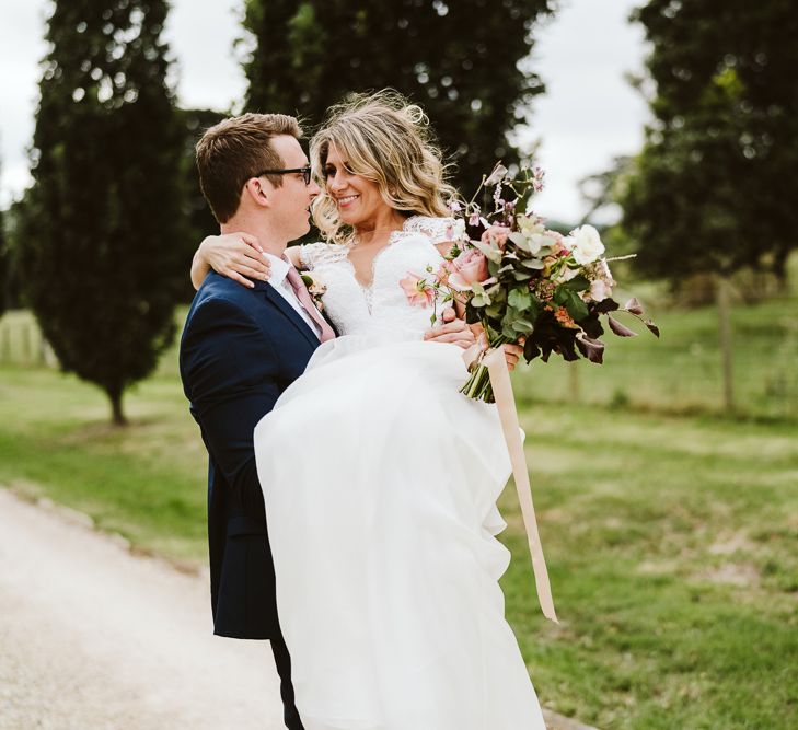 Bespoke Suzanne Neville Wedding Dress // Image By John Barwood Photography