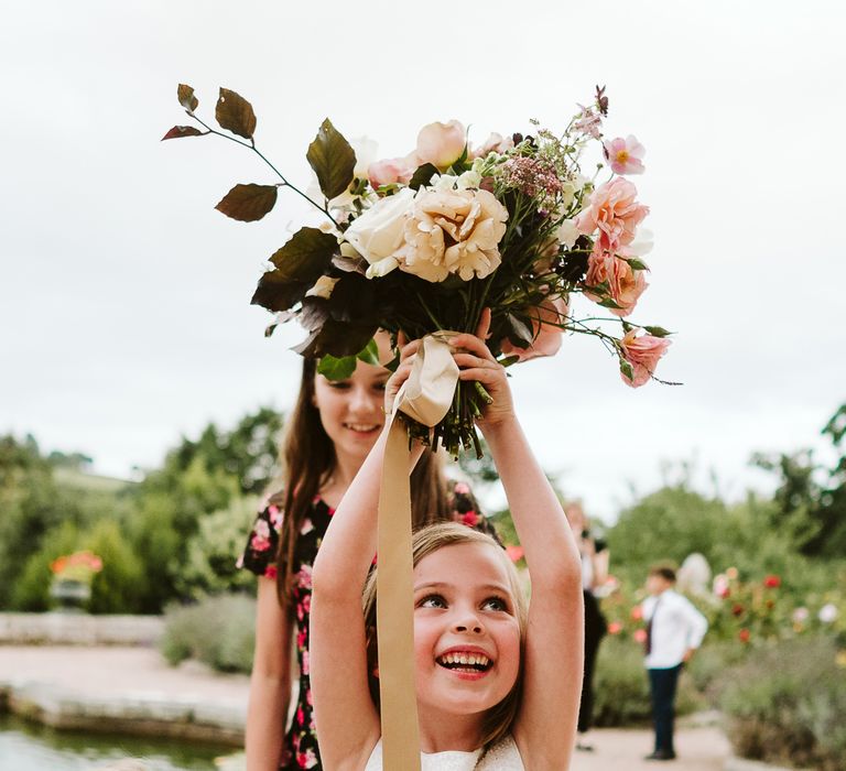 Catching The Bouquet // Image By John Barwood Photography