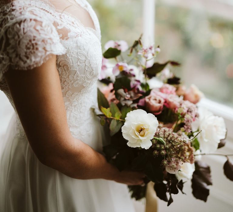 Bespoke Suzanne Neville Gown // Image By John Barwood Photography