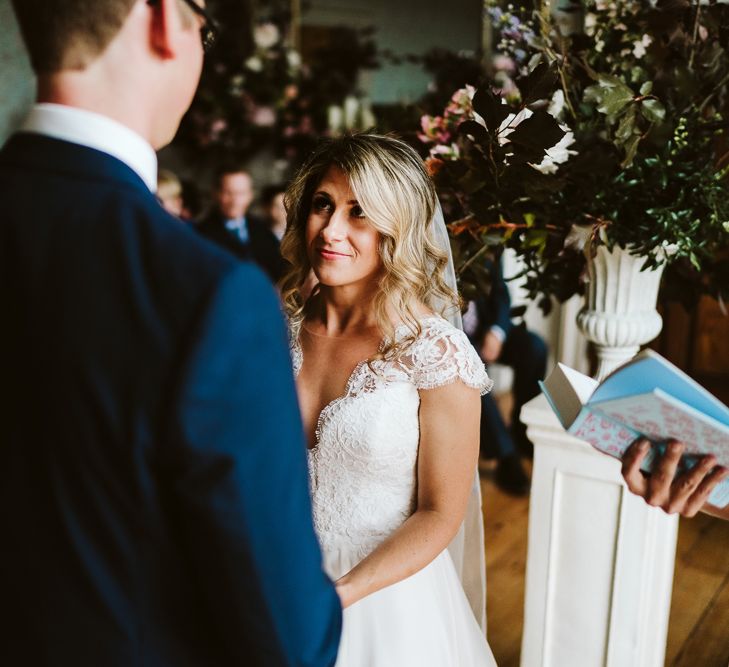 Wedding Ceremony At Pynes House // Image By John Barwood Photography