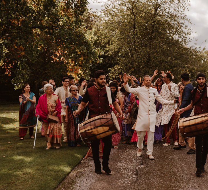 Traditional Indian Dhol drummers