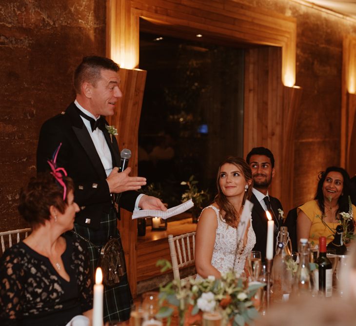 Father of the bride wedding speech at Elmore Court