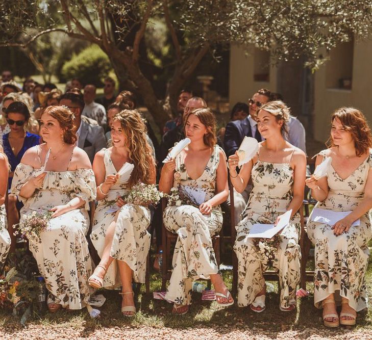 Bespoke Floral Bridesmaid Dresses