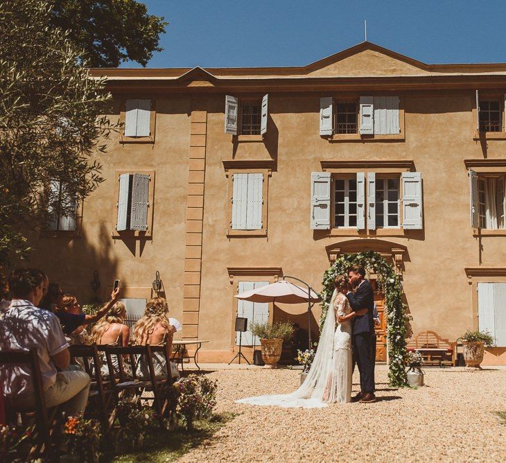 Outdoor Wedding At Chateau