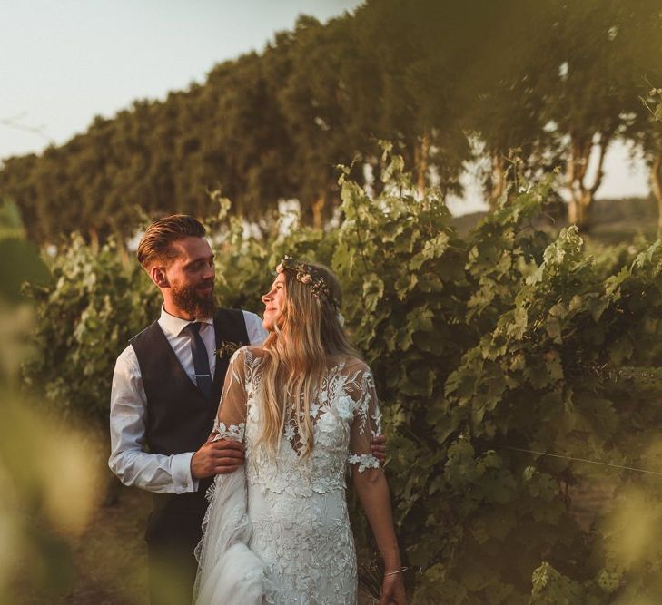 Lace Detail Wedding Dress